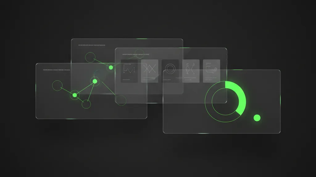 GrowGPT glass dashboard panels